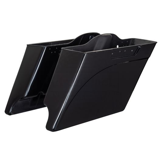 Hard Bag Hardware Black Billet Latch Cover Rubber Fit for Harley Road King 93-13 