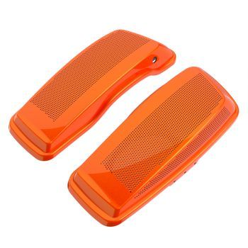 Wicked Orange Pearl Dual 6x9 Speaker Lids for 2014+ Harley Davdison Touring