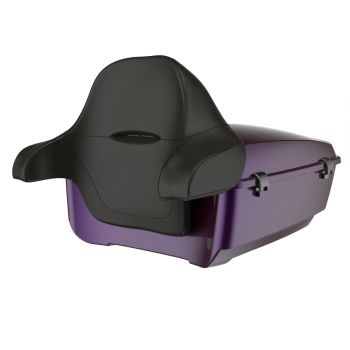 Advanblack Hard Candy Mystic Purple Flake King Tour Pack Pad '97-'21 Harley Touring  Without Holes for Rear Speaker and Led Light